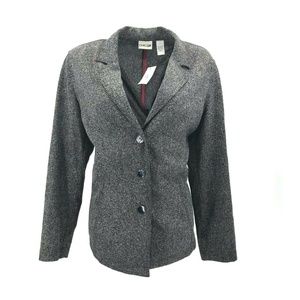 Chicos Conventional Full Triple Button Blazer Sz 8